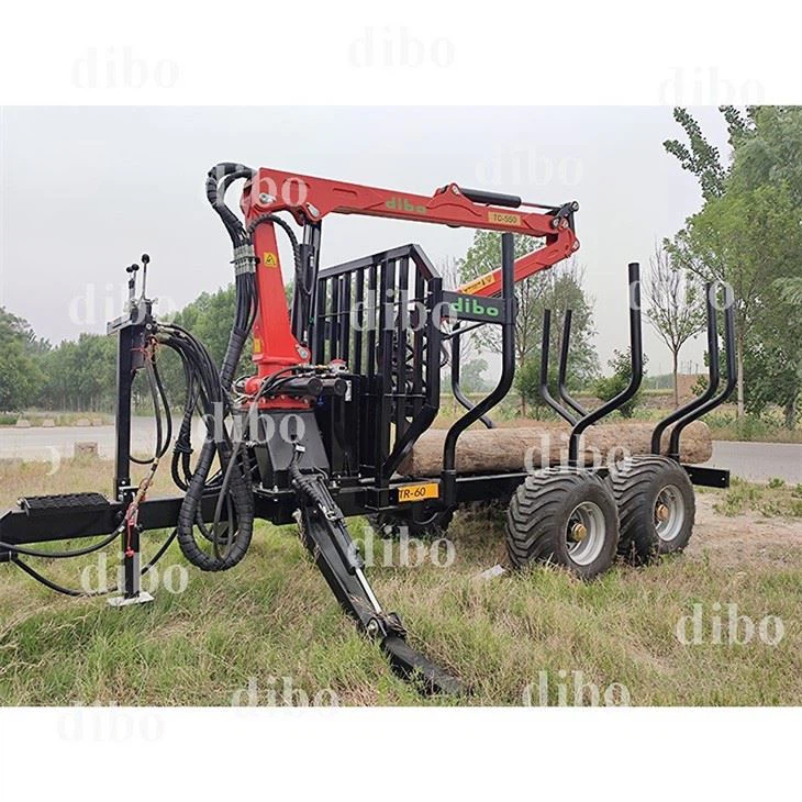 Log Crane And Trailer