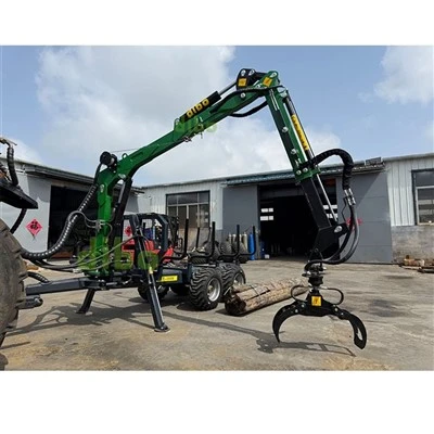 מנוף עצים 4.2 מטר עם נגרר 3טון